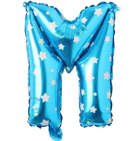 Folyo Balon Mavi M 16 İnç 36 Cm